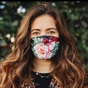 Johnny Was Floral Mask NWT